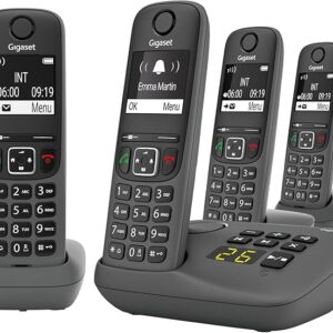 Gigaset A695A Quattro - 4 téléphones DECT sans Fil